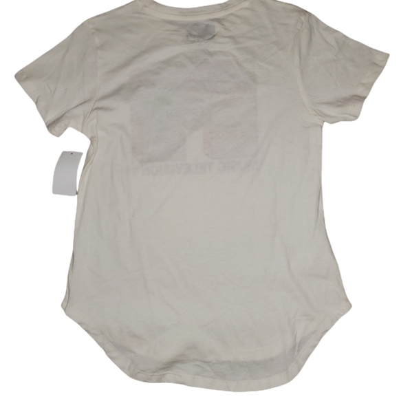 Viacom Int. MTV NWT Women's Short Sleeve Crew Neck Christmas Theme Tee 773 774 - Picture 3 of 6